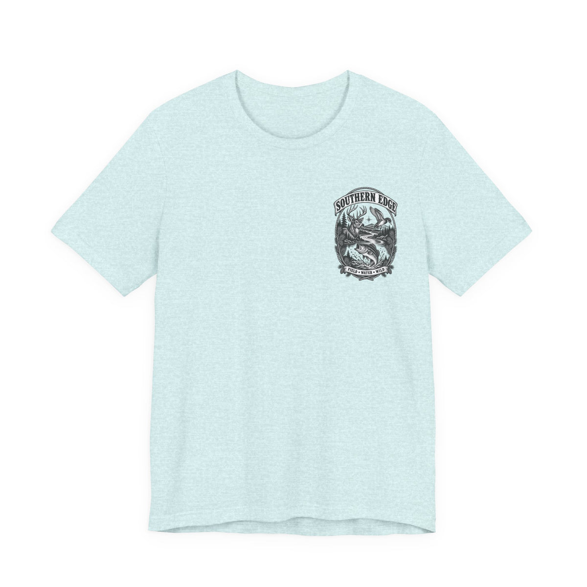 Southern Born Fishing Skull Tee — Vintage Angler Short Sleeve Shirt