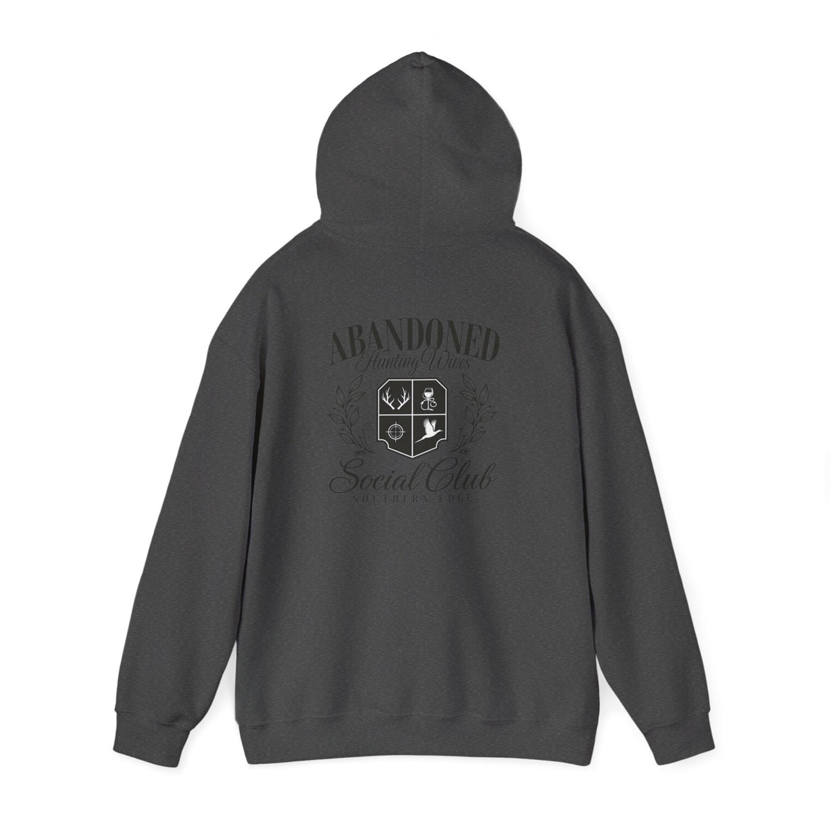 Hoodie — 'Loved & Lost' Memorial Crest Hooded Sweatshirt