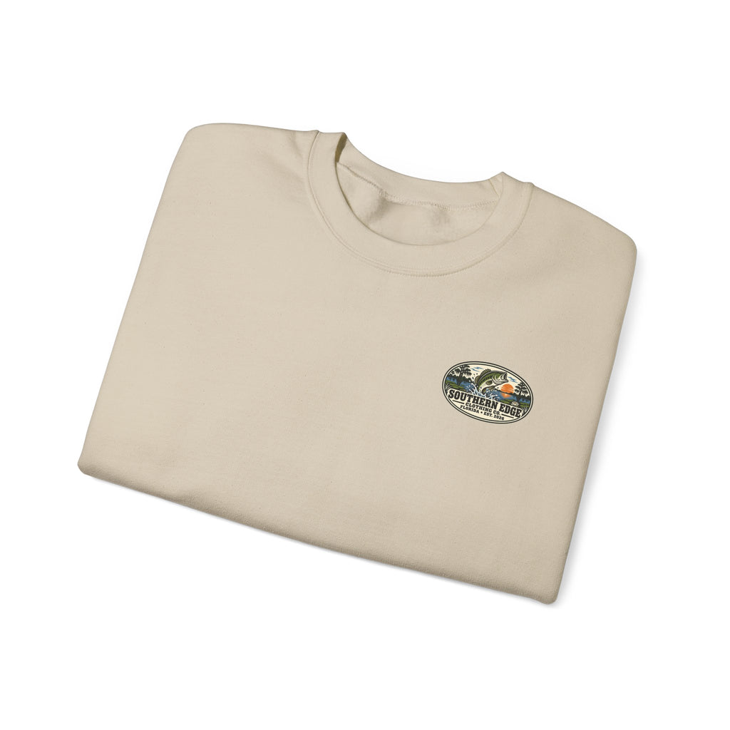 Vintage-Inspired Nature Badge Crewneck Sweatshirt