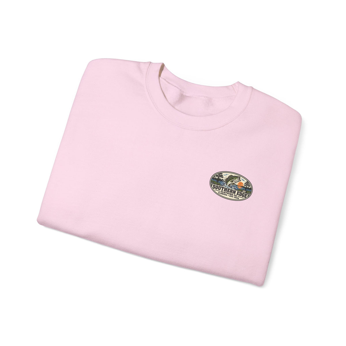 Vintage-Inspired Nature Badge Crewneck Sweatshirt