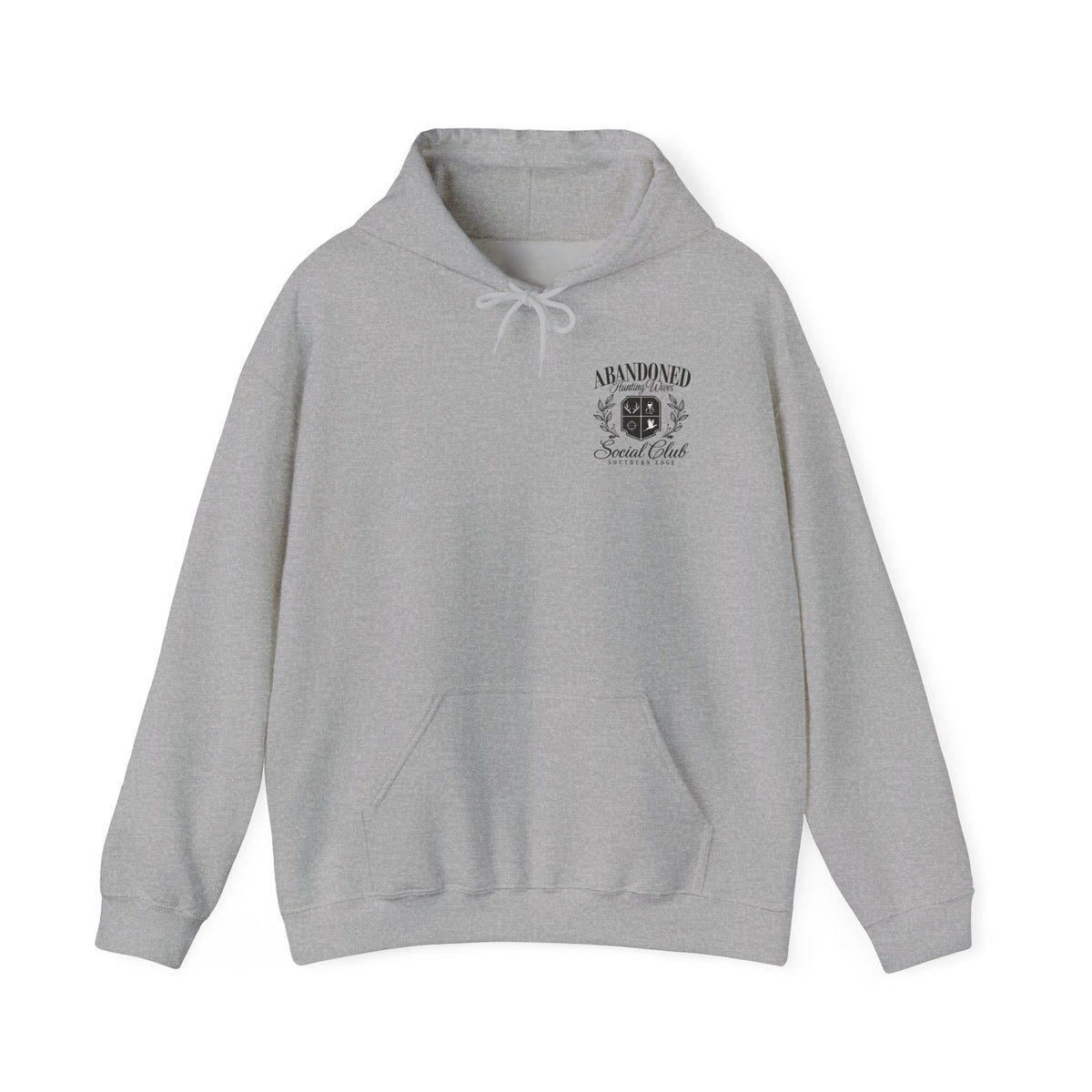 Hoodie — 'Loved & Lost' Memorial Crest Hooded Sweatshirt