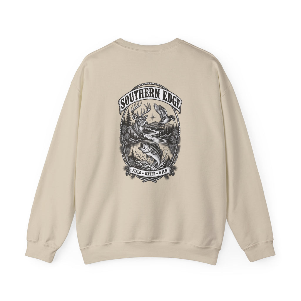Mountain Life Crewneck Sweatshirt — Vintage Outdoors Graphic