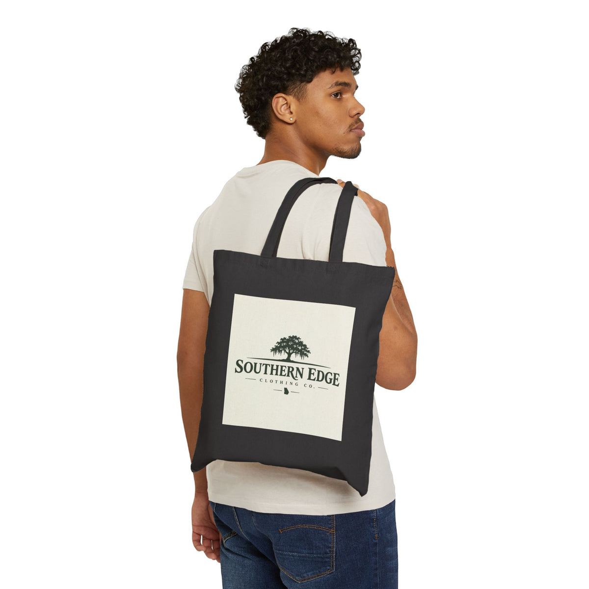 Natural Cotton Canvas Tote Bag – Eco-Friendly Reusable Shopper