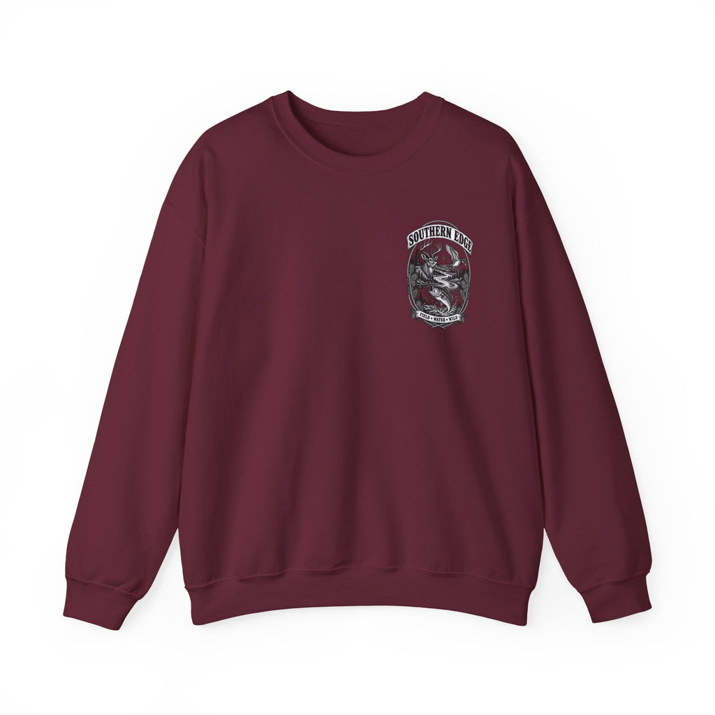 Mountain Life Crewneck Sweatshirt — Vintage Outdoors Graphic