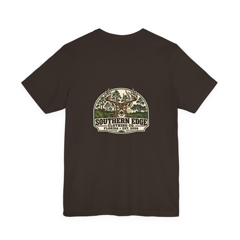 Vintage Southern Cabin Tee - Small Chest Graphic