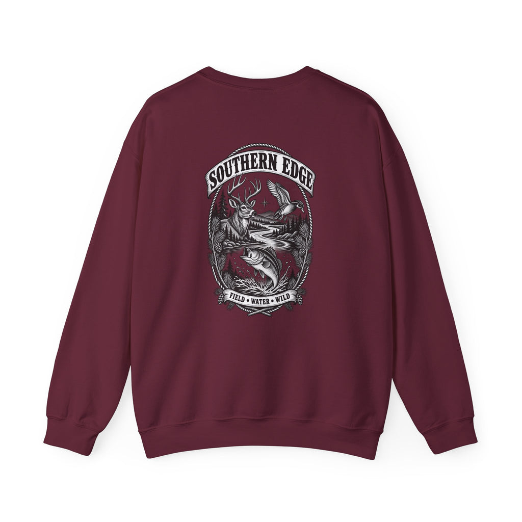 Mountain Life Crewneck Sweatshirt — Vintage Outdoors Graphic