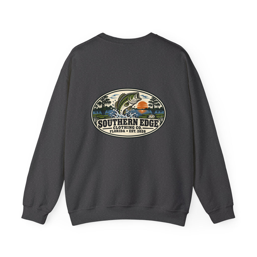 Vintage-Inspired Nature Badge Crewneck Sweatshirt
