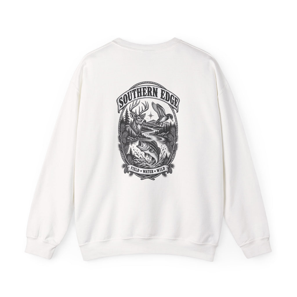 Mountain Life Crewneck Sweatshirt — Vintage Outdoors Graphic