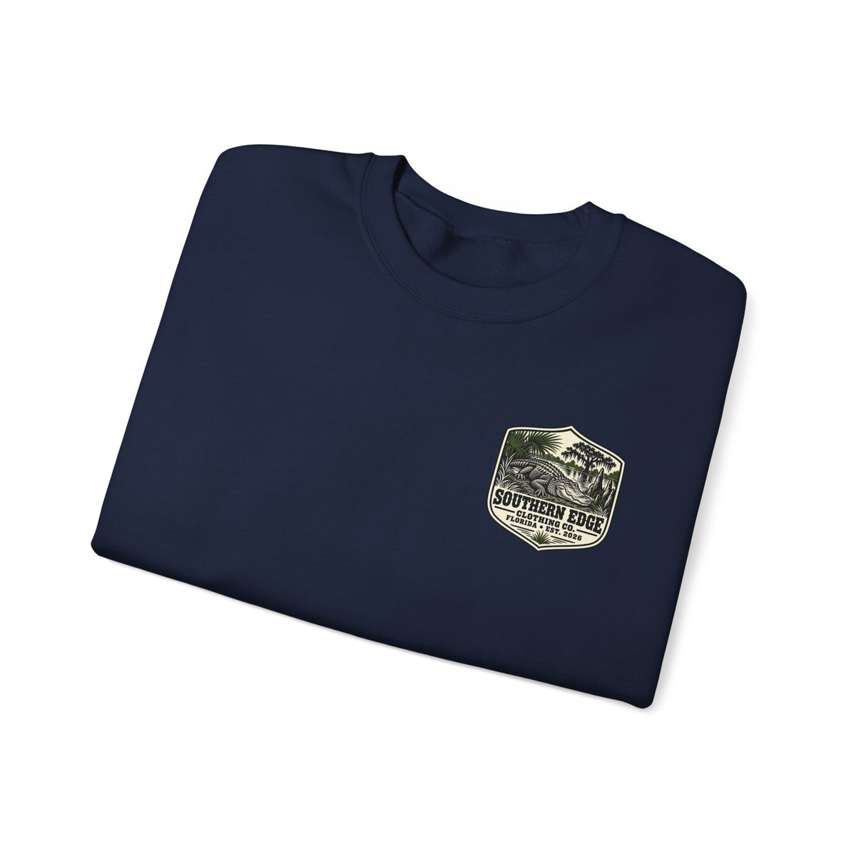 Rustic Mountain Cabin Crewneck Sweatshirt