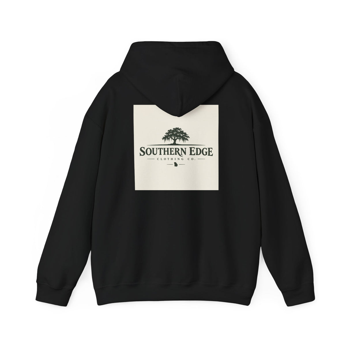 Southern Ridge Logo Hoodie — Minimal Vintage Crest Pullover