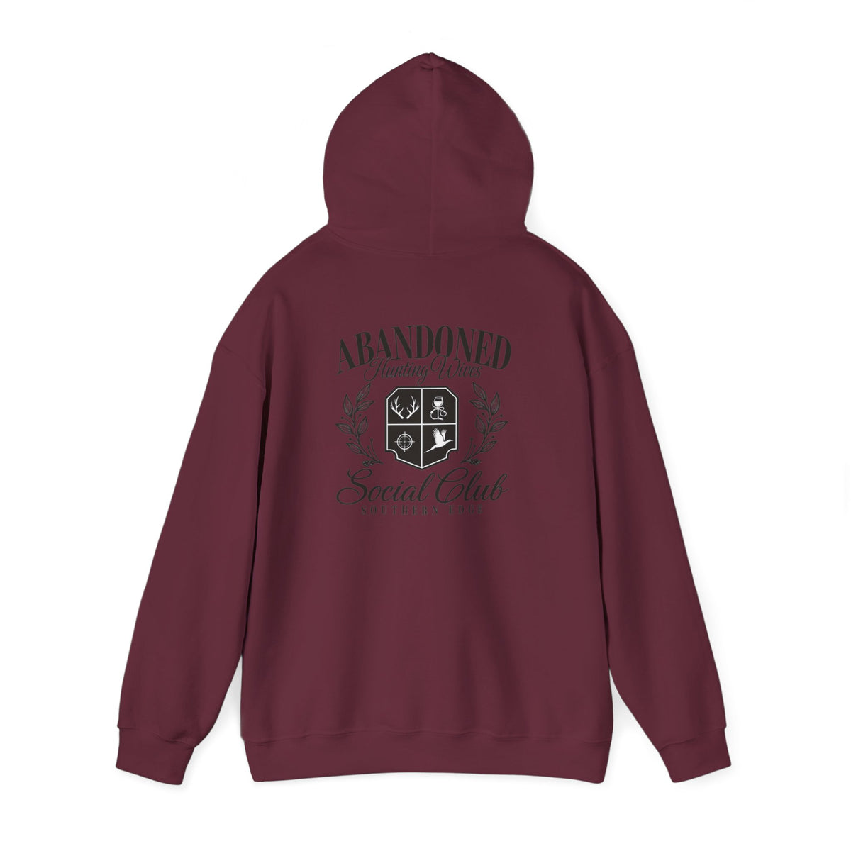 Hoodie — 'Loved & Lost' Memorial Crest Hooded Sweatshirt