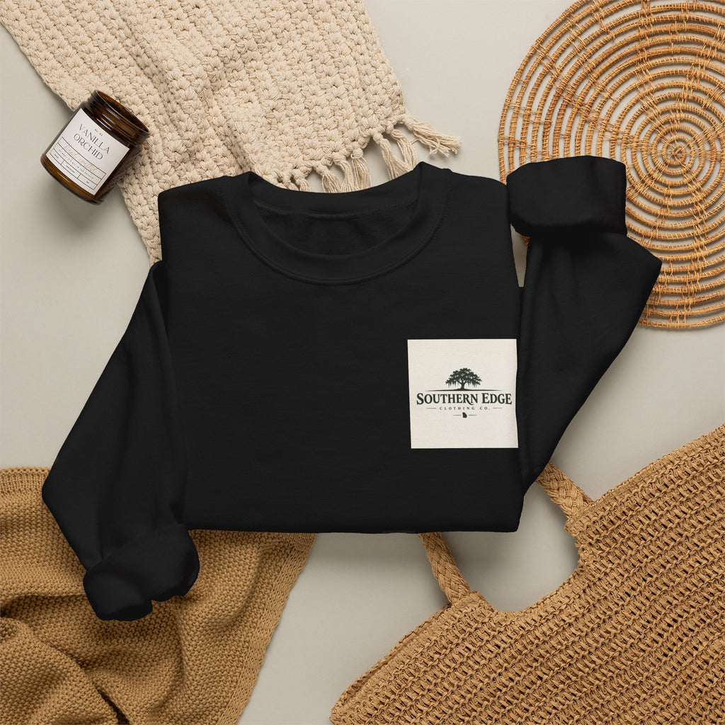 Crewneck Sweatshirt — Southern Edge Logo Pocket Design