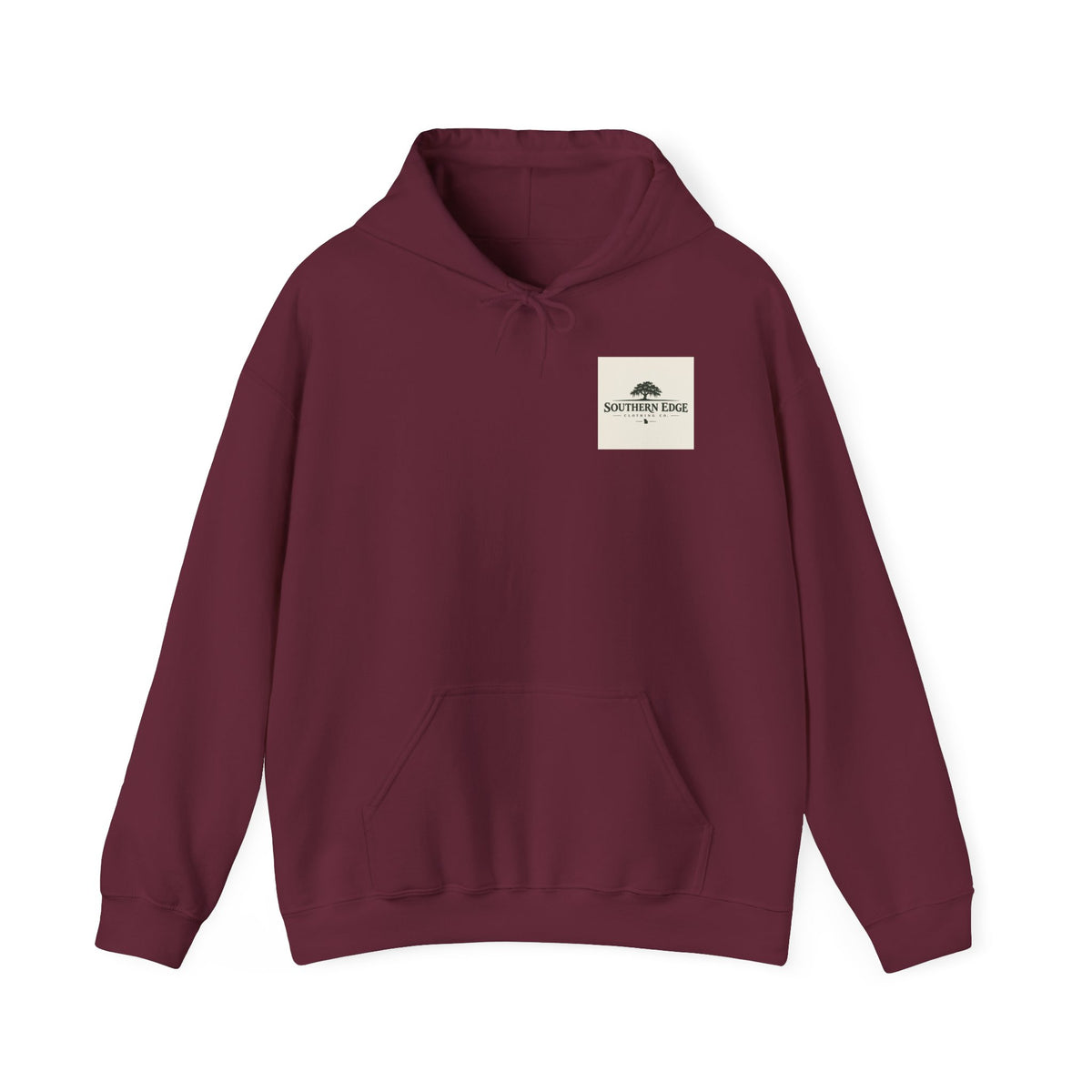 Southern Ridge Logo Hoodie — Minimal Vintage Crest Pullover