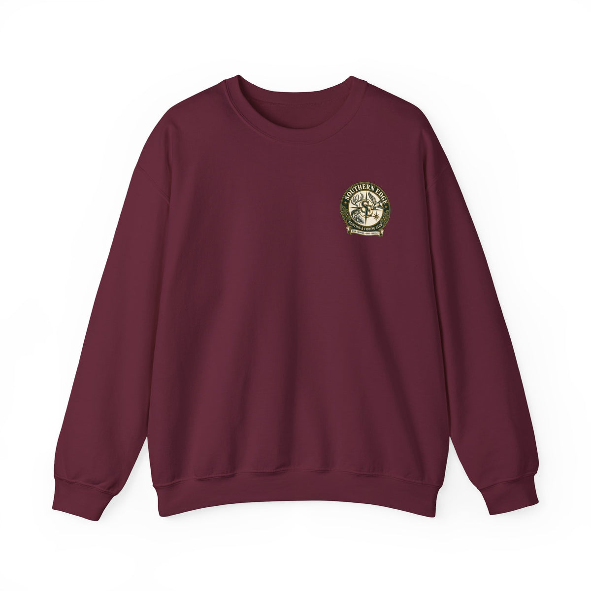 Hunting & Fishing Crewneck Sweatshirt — Southern Edge Club Logo