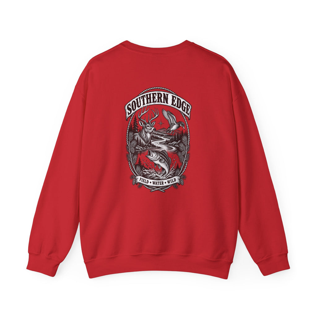 Mountain Life Crewneck Sweatshirt — Vintage Outdoors Graphic