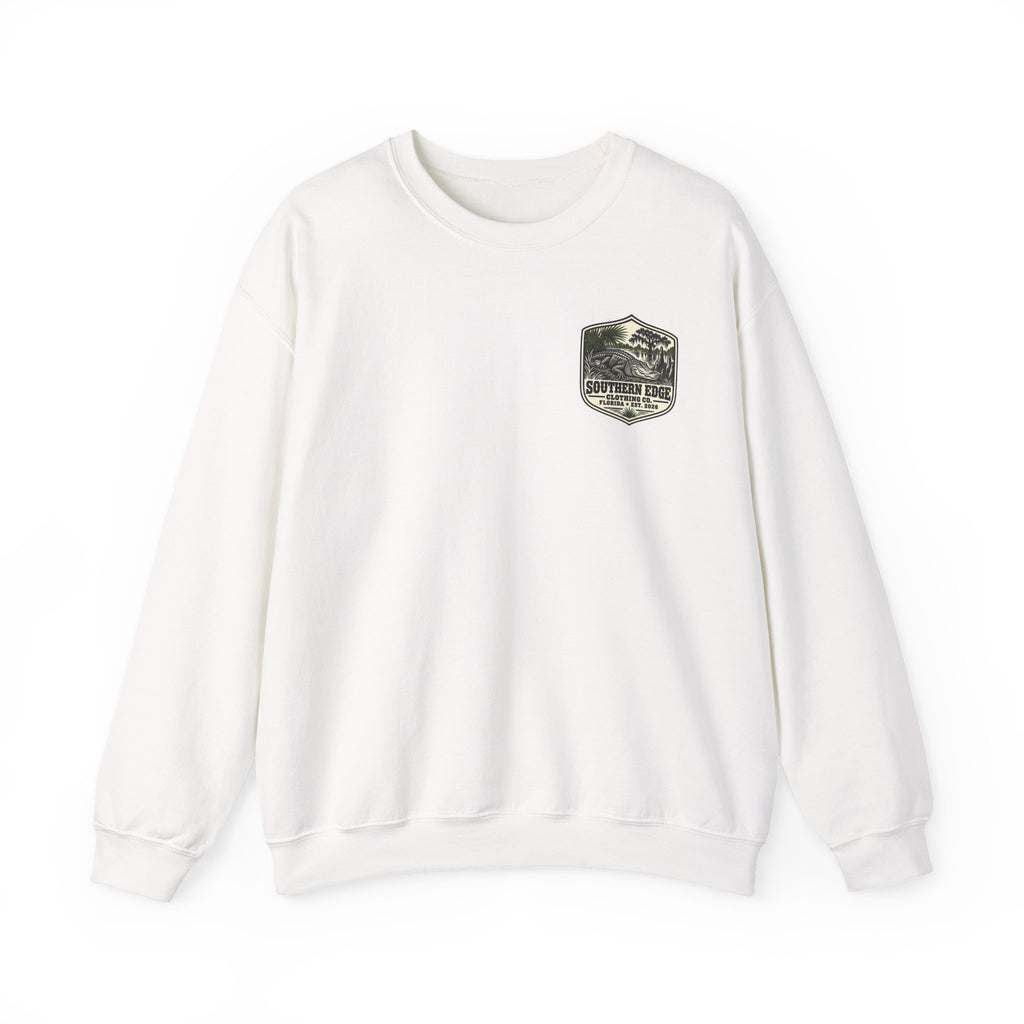 Rustic Mountain Cabin Crewneck Sweatshirt