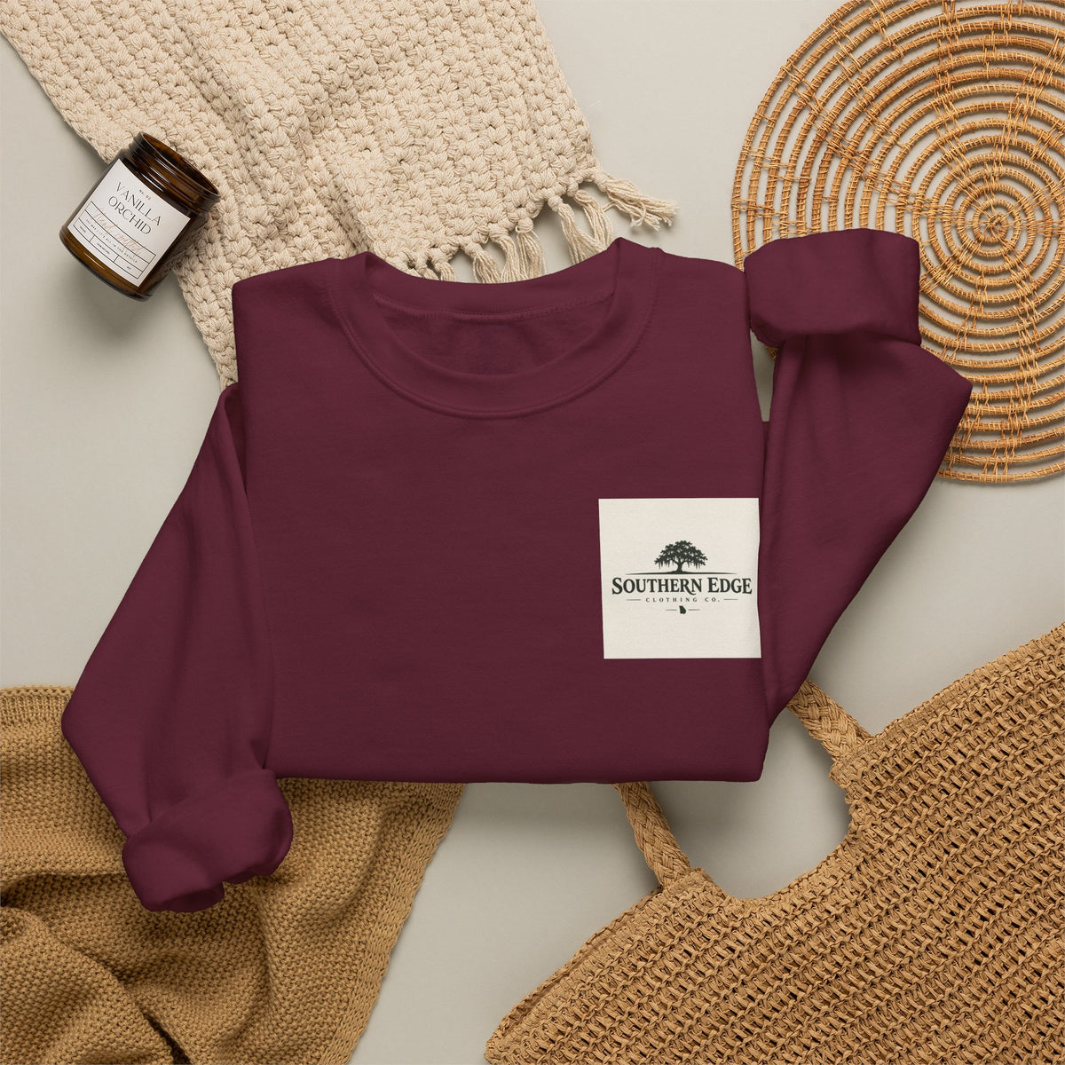 Southern Edge Clothing Co. Minimalist Logo Crewneck Sweatshirt