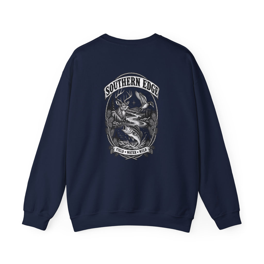 Mountain Life Crewneck Sweatshirt — Vintage Outdoors Graphic