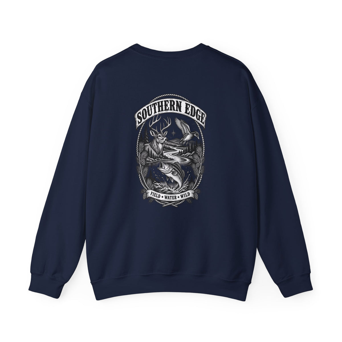 Mountain Life Crewneck Sweatshirt — Vintage Outdoors Graphic