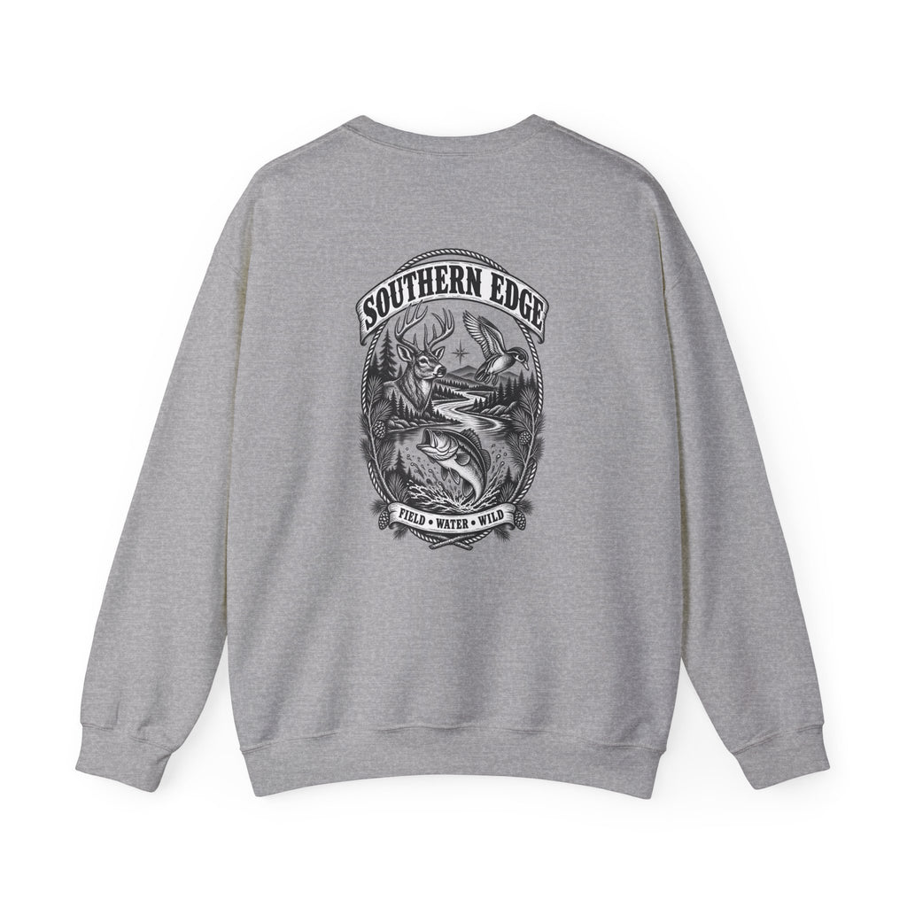 Mountain Life Crewneck Sweatshirt — Vintage Outdoors Graphic