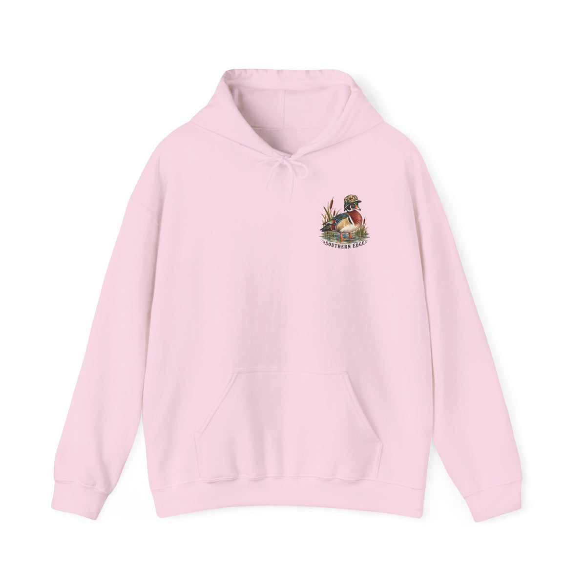 Hoodie — Vintage Cabin Campfire Graphic "Home Away"