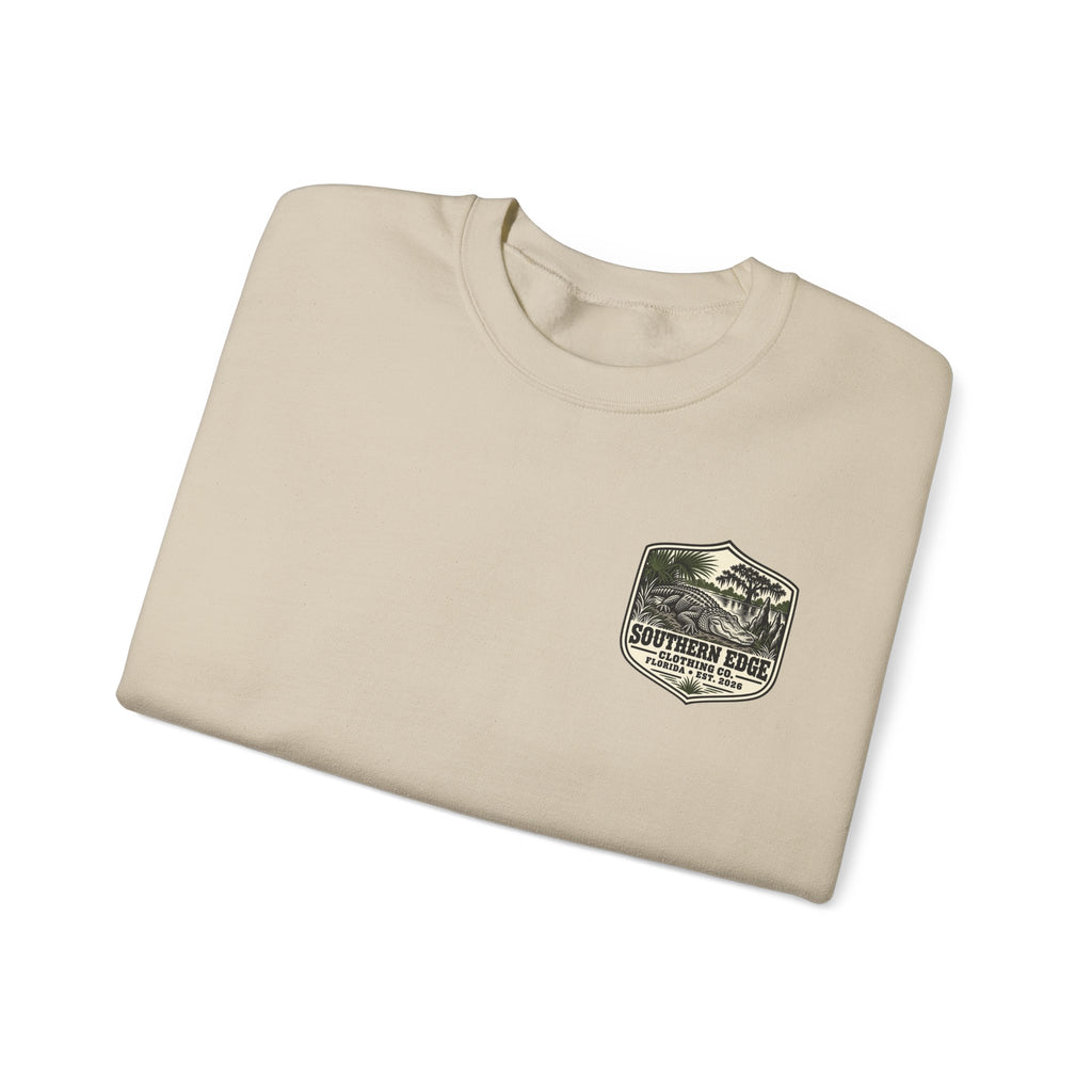 Rustic Mountain Cabin Crewneck Sweatshirt