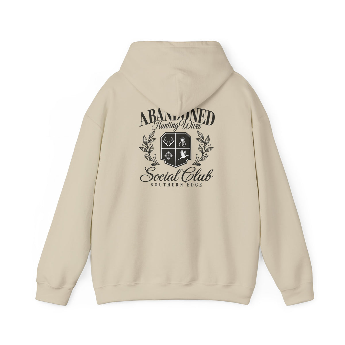 Hoodie — 'Loved & Lost' Memorial Crest Hooded Sweatshirt