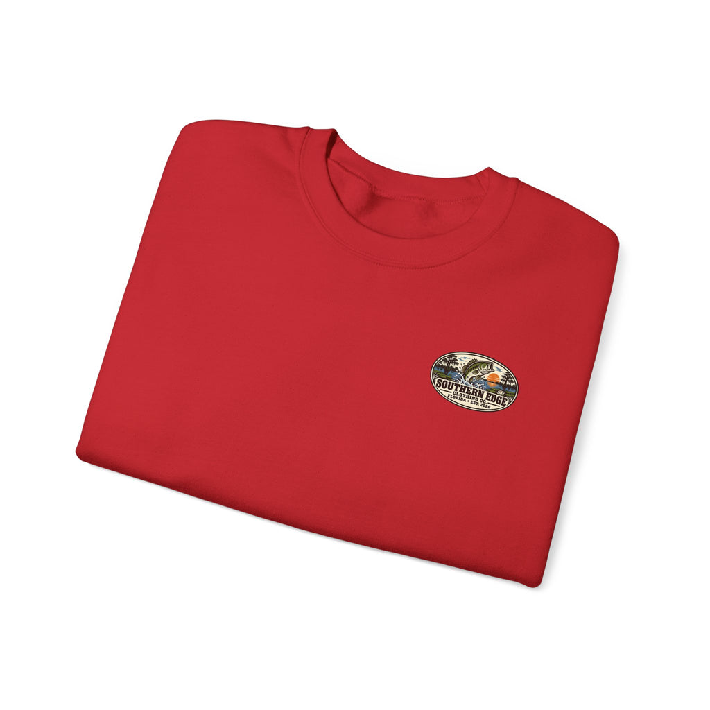 Vintage-Inspired Nature Badge Crewneck Sweatshirt