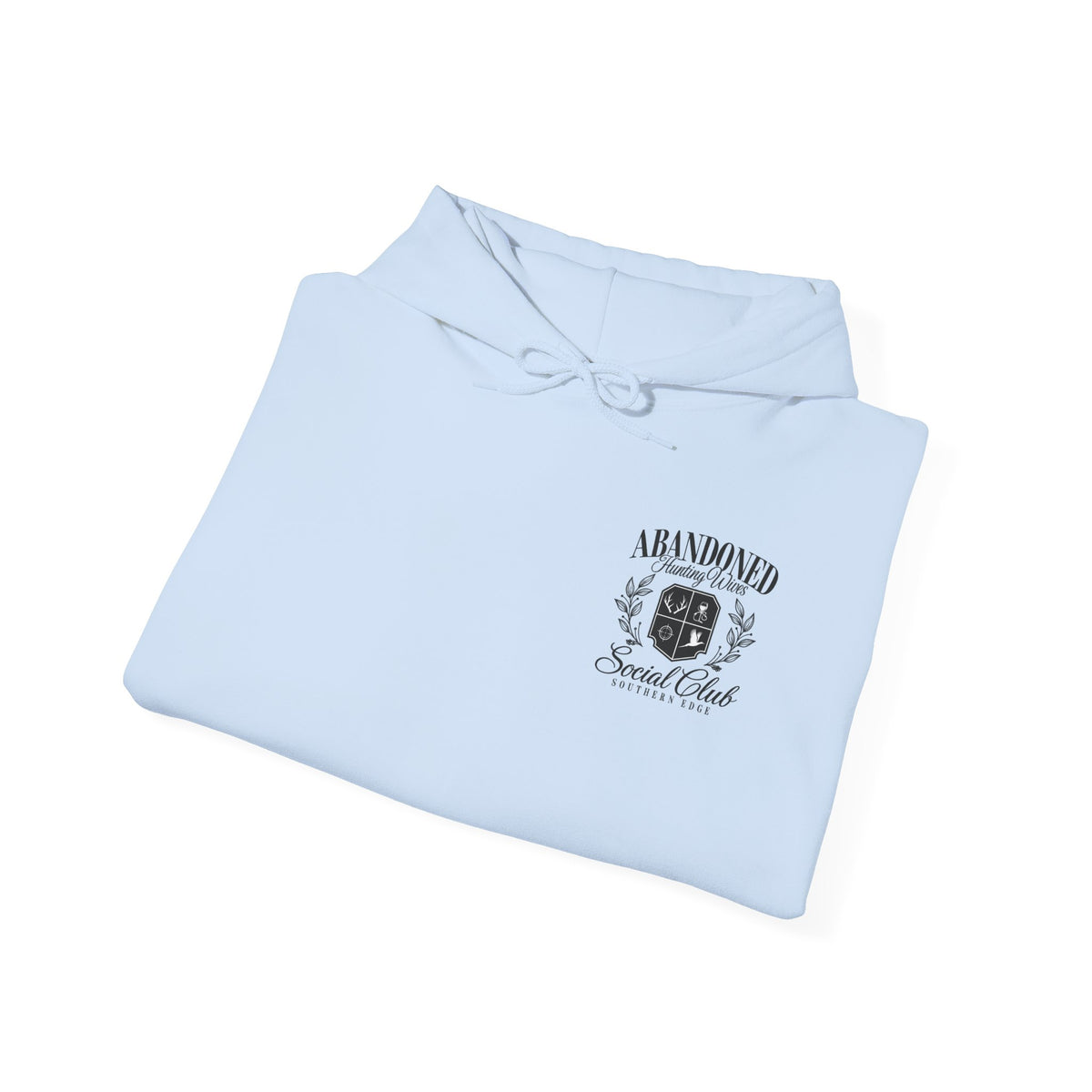 Hoodie — 'Loved & Lost' Memorial Crest Hooded Sweatshirt