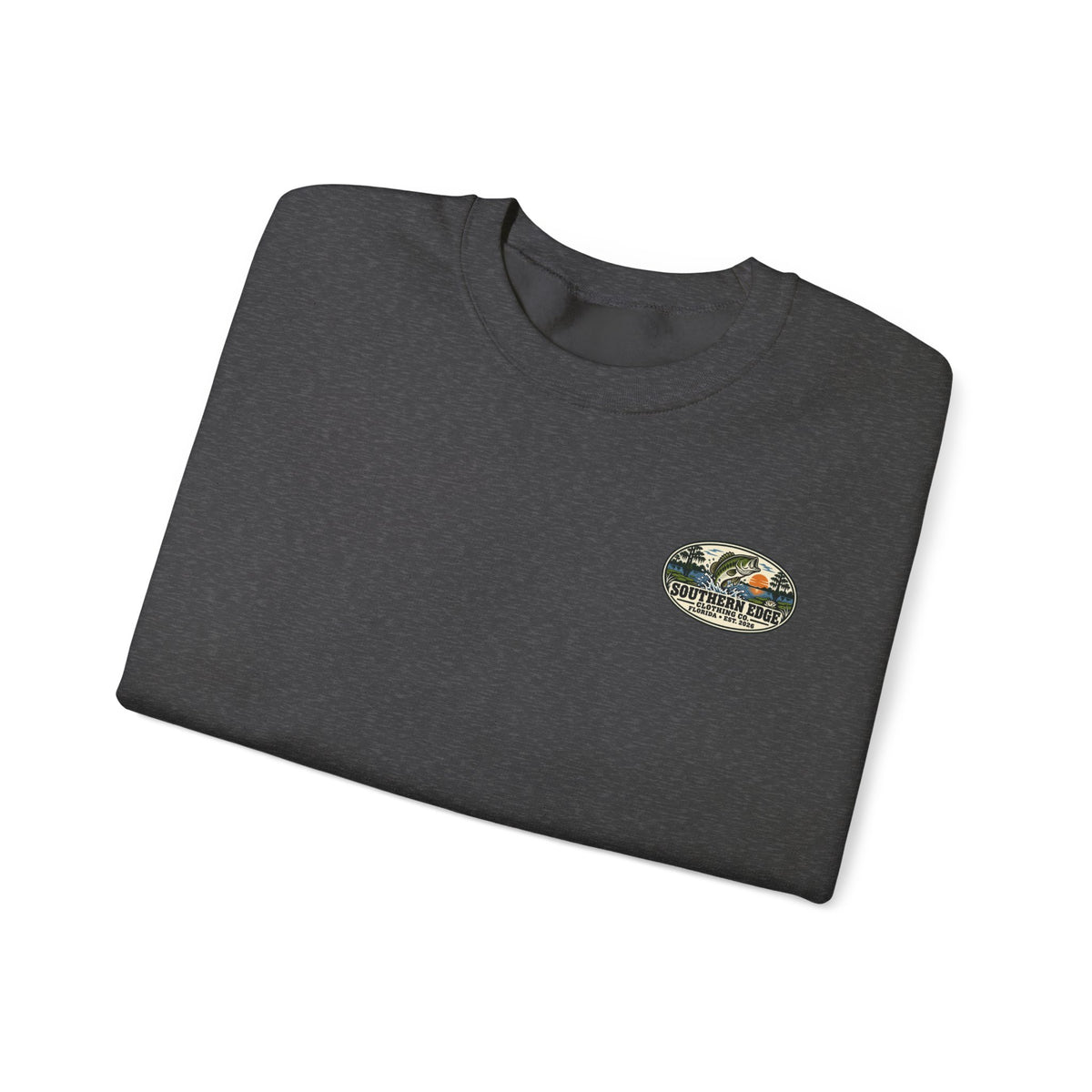 Vintage-Inspired Nature Badge Crewneck Sweatshirt