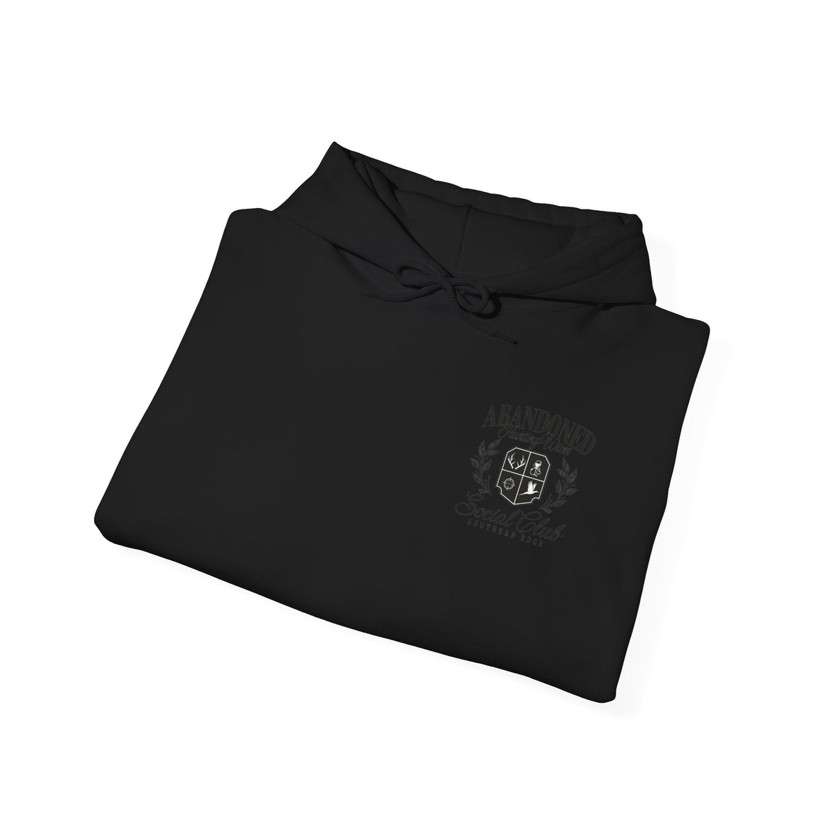 Hoodie — 'Loved & Lost' Memorial Crest Hooded Sweatshirt