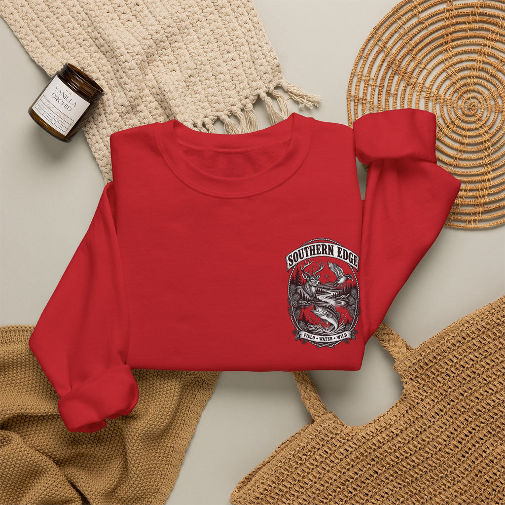 Mountain Life Crewneck Sweatshirt — Vintage Outdoors Graphic