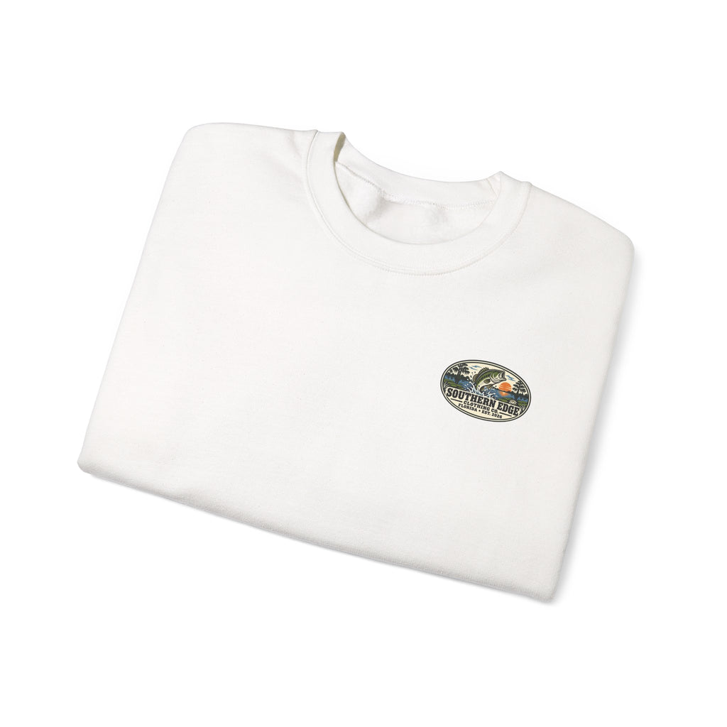 Vintage-Inspired Nature Badge Crewneck Sweatshirt