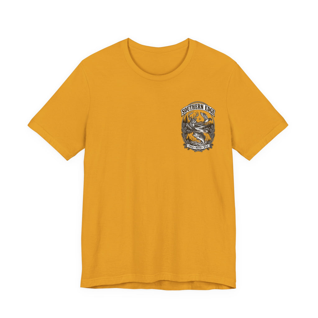 Southern Born Fishing Skull Tee — Vintage Angler Short Sleeve Shirt