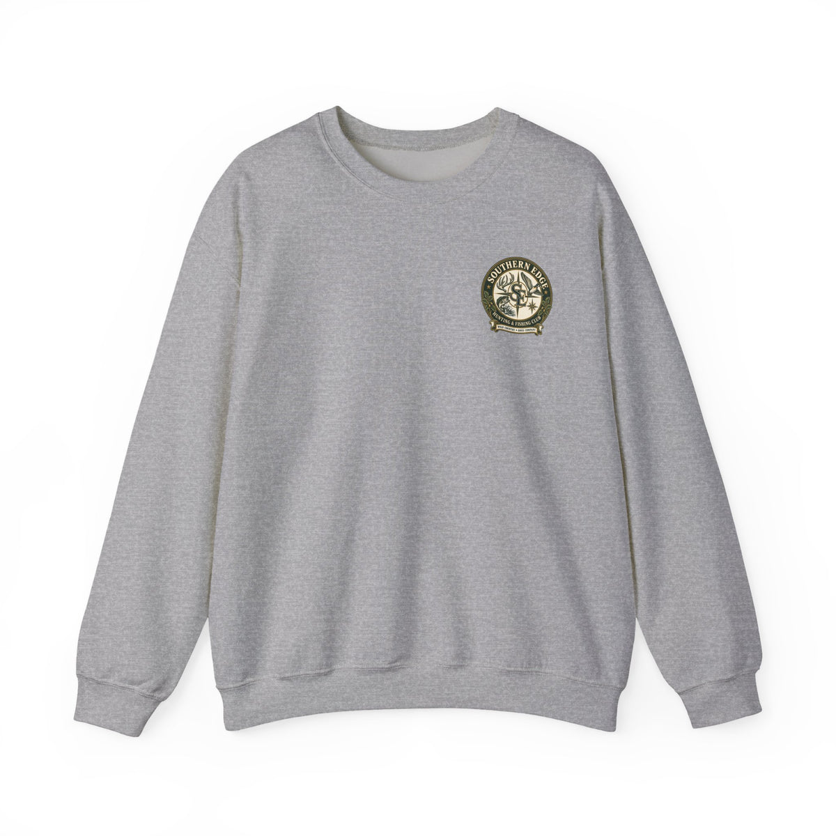 Hunting & Fishing Crewneck Sweatshirt — Southern Edge Club Logo