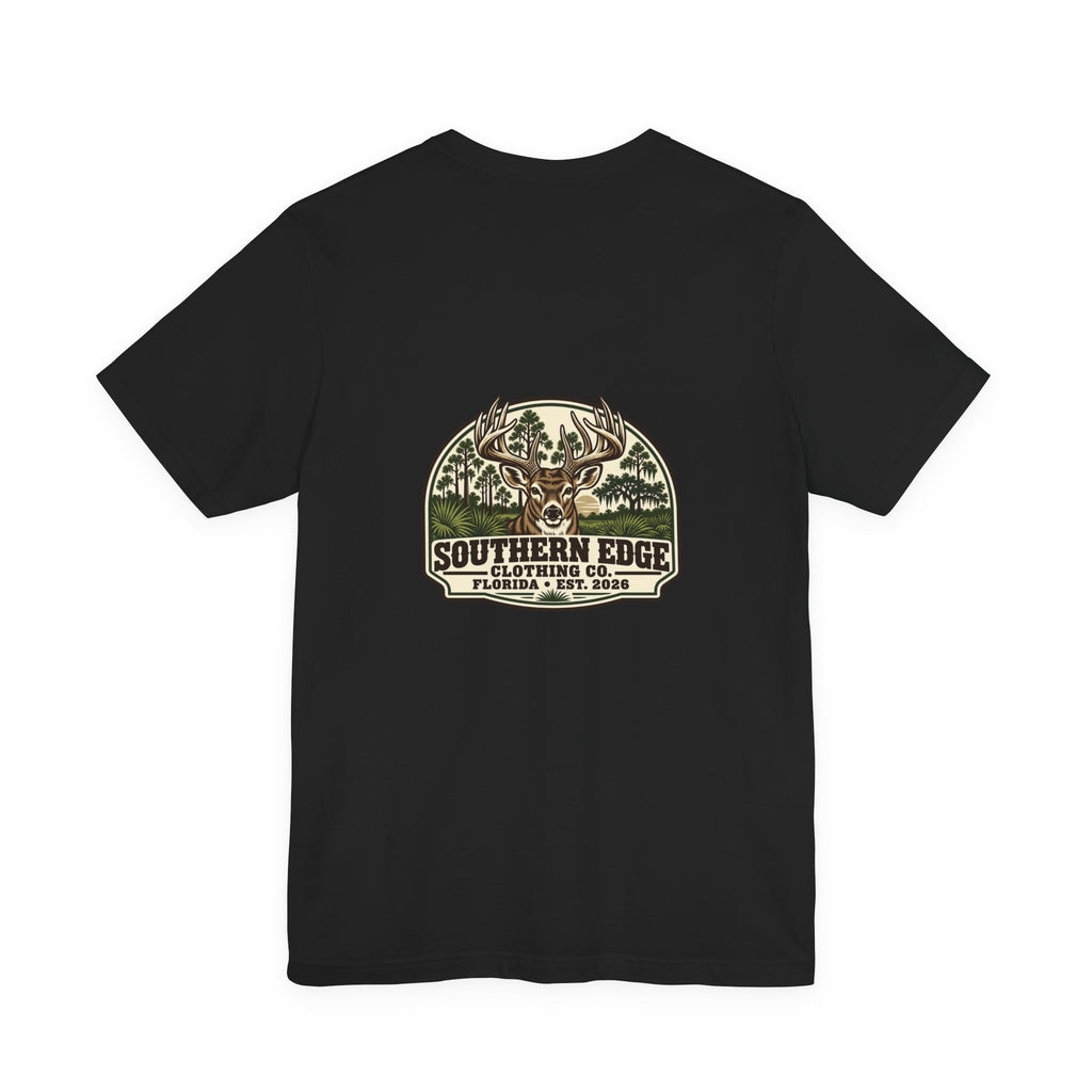 Vintage Southern Cabin Tee - Small Chest Graphic
